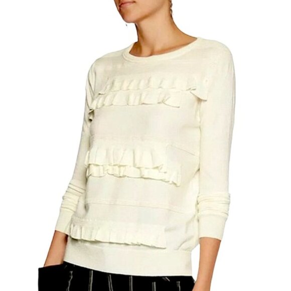 Diane Von Furstenberg Sweaters - DIANE VON FURSTENBERG Benni Ruffle Sweater